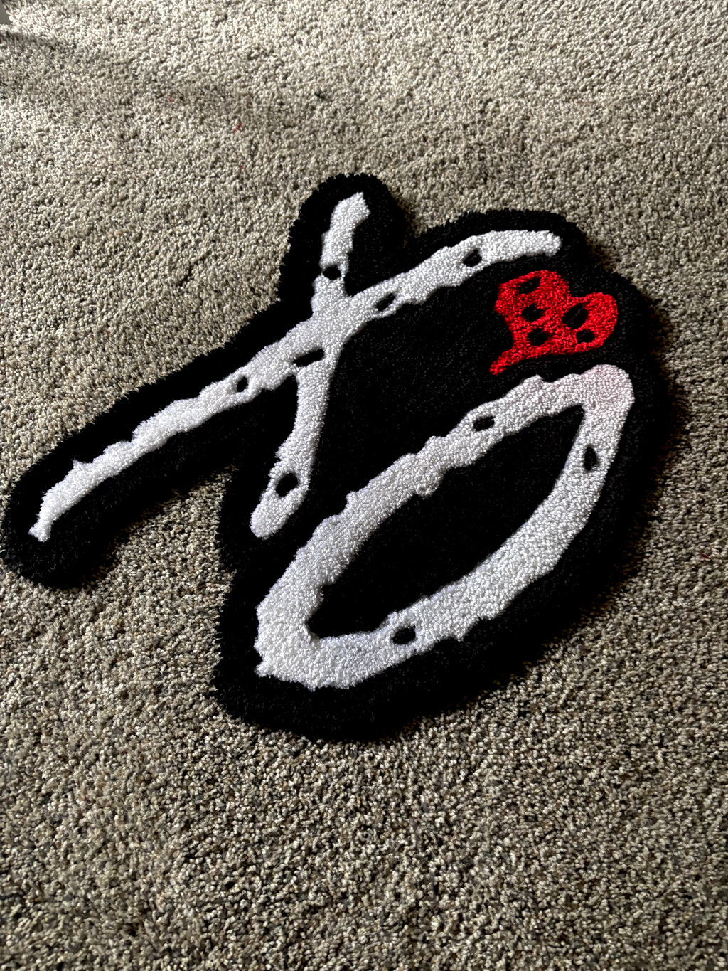 THE WEEKND “XO” CUSTOM TUFTED RUG