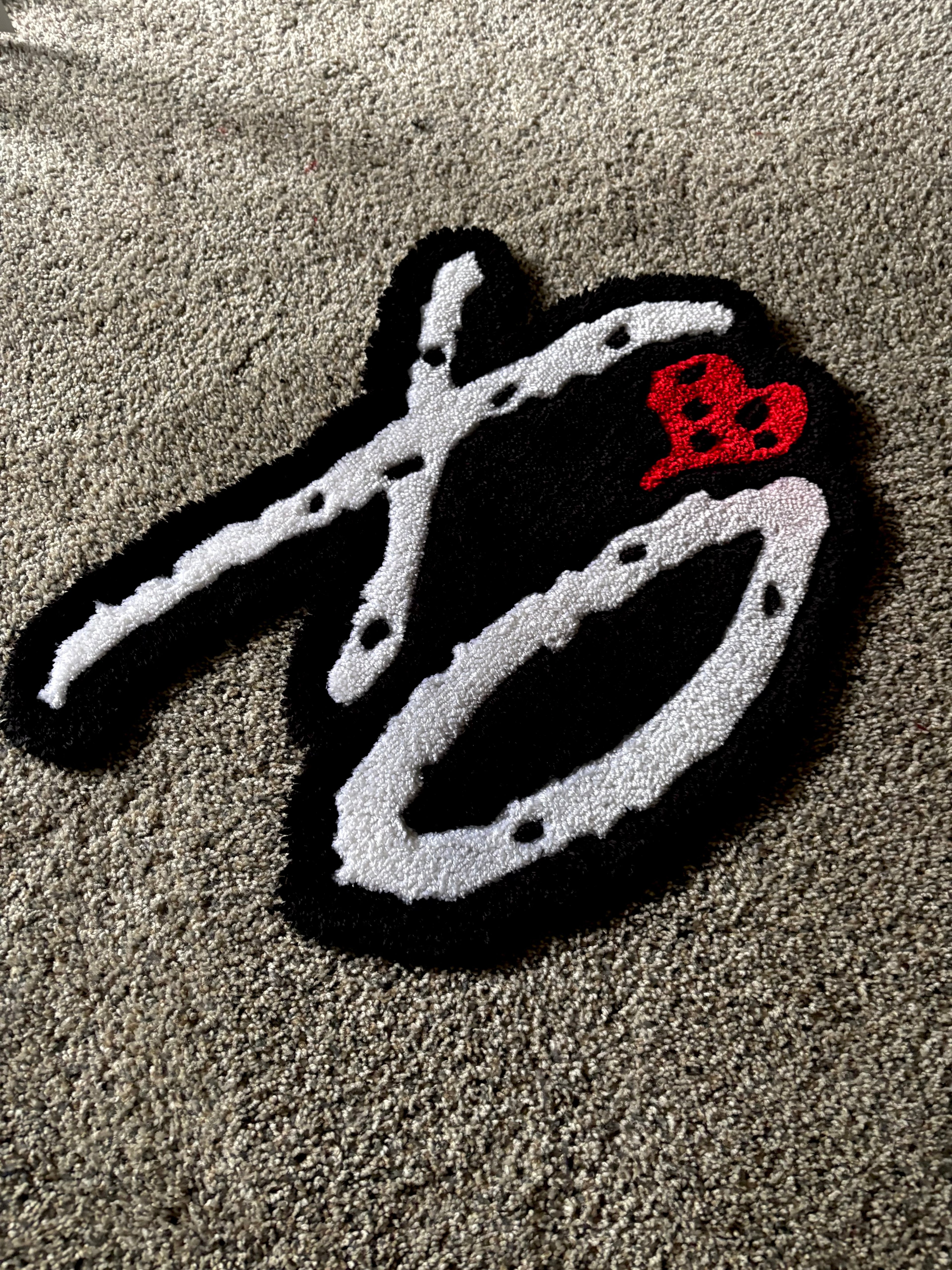 THE WEEKND “XO” CUSTOM TUFTED RUG