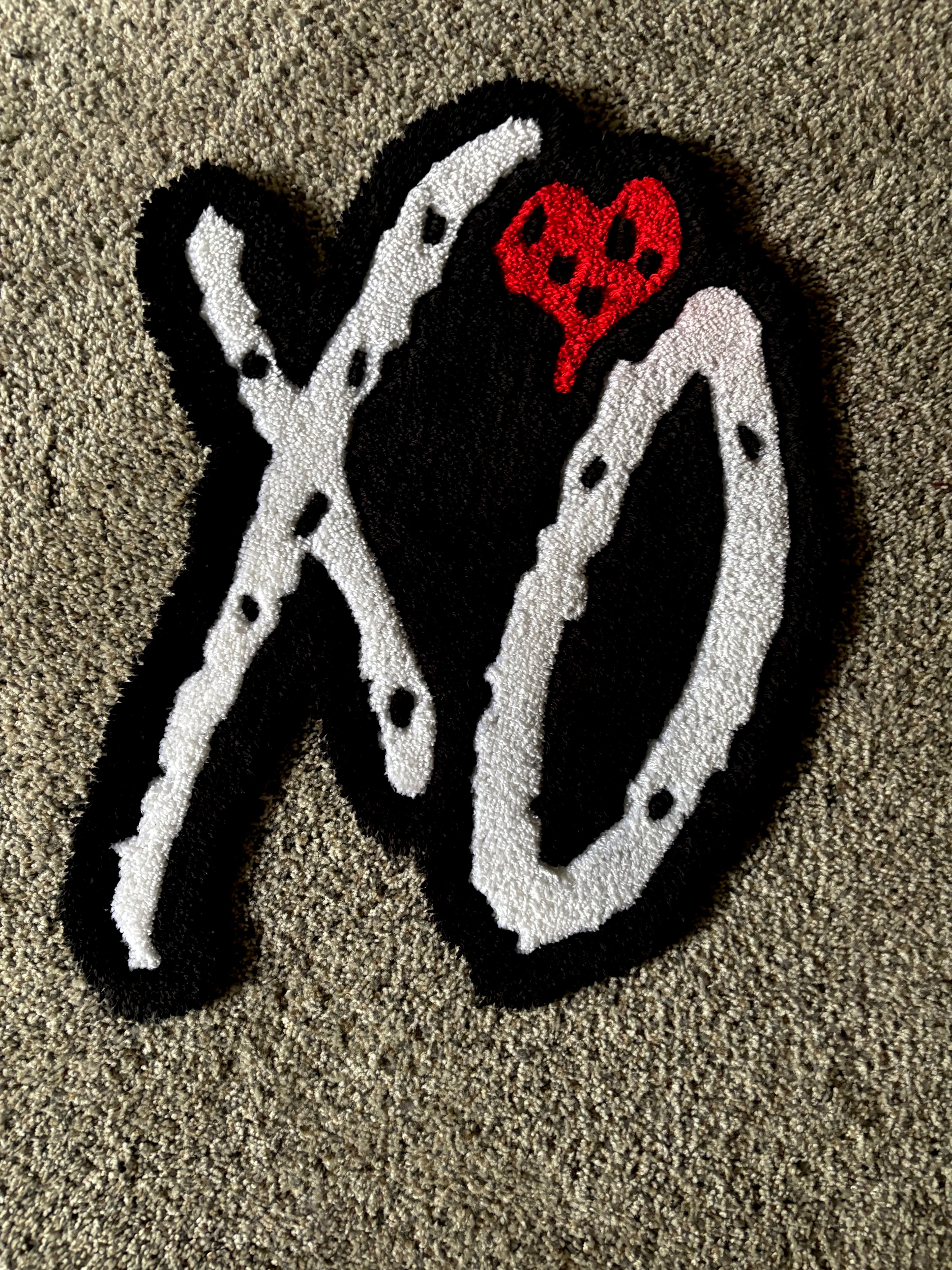 THE WEEKND “XO” CUSTOM TUFTED RUG